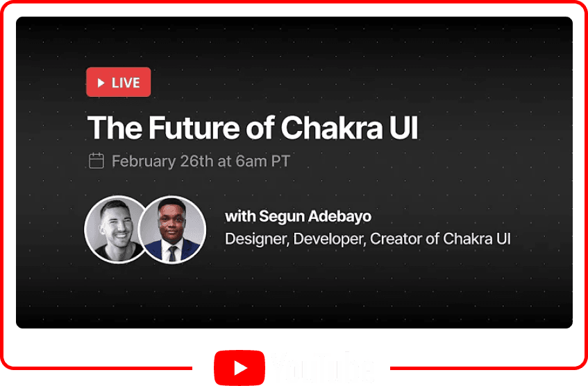 The future of Chakra UI interview between Lee and Sage